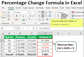 What formula can i use to calculate this? Percentage Change Formula In Excel Step To Calculate Example