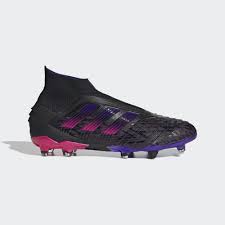 Black And Pink Rugby Boots Adidas Predator 19 Paul Pogba Fg Core Black Core Black Shock Pink Soccer Cleats Adidas Paul Pogba Cleats