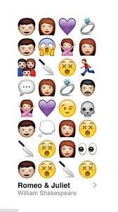 Shakespeare Rewritten In Emojis Classroom Displays Secondary English Teaching Shakespeare English Classroom Displays