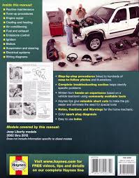 2002 jeep wrangler engine schematic parts diagram has been viewed 2556 times which last viewed at. Jeep Liberty Service And Repair Manual 2002 2012 Haynes 50035