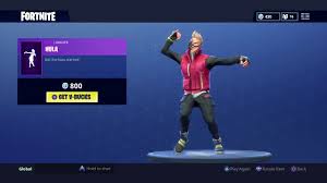 Emotes are cosmetic items available in battle royale and save the world that can be everything from dances to taunts to holiday themed. Fortnite Hula Emote 1 Hour Youtube