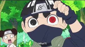Lee Dressed As Kakashi With Sharingan Contact Lense Rock Lee Episode 4 This Anime Never Fails To Amuse Me Haha Anime Naruto Rock Lee