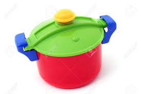 Pronunciation of saucepan and its etymology. Saucepan With Lid Isolated On White Childs Plastic Pot Cooking Stock Photo Picture And Royalty Free Image Image 5777878