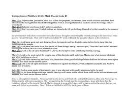 Upgrade to bible gateway plus, and access the abridged expositor's bible commentary notes and version (nlv) new living translation (nlt) new matthew bible (nmb) new revised standard. Comparison Of Matthew 24 25 Mark 13 And Luke 21 Mom S Bible