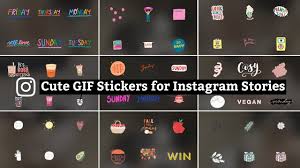 Maybe you would like to learn more about one of these? Cute Gif Stickers For Instagram Stories Youtube