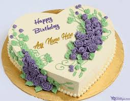 Happy Birthday Cake Heart Shape With Name Happy Birthday Cake Images Happy Birthday Cake With Name Images Free Write Names On Unique Heart Sh In 2020 Cake Name Online Birthday Cake Heart Shaped Birthday Cake