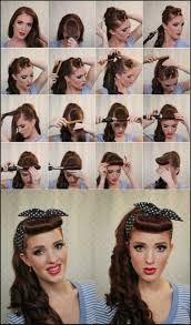 Ihr Gesicht Ist Dunn Und Schwach Haar Modelle Einfache Frisuren Retro Hairstyles Tutorial Rockabilly Hair Beautiful Hair
