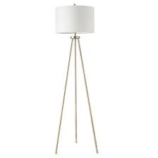 Ellis Tripod Floor Lamp Brass White Project 62 Tripod Floor Lamps Floor Lamp Floor Lamps Living Room