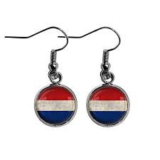 Netherlands flag, flags, netherlands, animated, waving, flattered, flags of the world, anthem, hymn. Holland Netherlands Flag Niederlande Flagge Chirurgenstahl Ohrringe Amazon De Handmade
