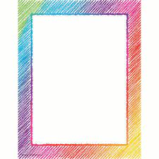 Border frame colorful thanksgiving design decoration watercolor september background floral. Colorful Scribble Computer Paper 50 Sheets Per Pack 3 Packs Walmart Com In 2021 Colorful Borders Design Page Borders Design Borders For Paper