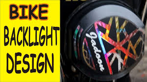 There are various designs of motorcycle stickers that you can choose, imitate and apply. Bike Backlights Design Motorcycle Backlight Sticker Design Bike Decoration Car26 Com