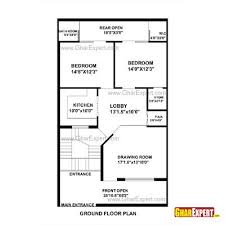 House Plan For 28 Feet By 48 Feet Plot Plot Size 149 Square Yards Gharexpert Com House Map Home Map Design House Plans