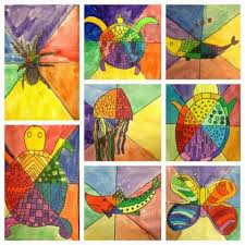 Positive Arttitude 5th Grade Color Wheel Project Color Wheel Projects Color Wheel Color Wheel Lesson