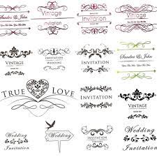 Inscription Wedding Invitations With Floral Ornament Vector Free Download Ai Eps Format Wedding Invitations Invitations Vector Free