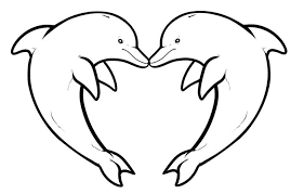 35 Free Dolphin Template Shapes Crafts Colouring Pages Dolphin Coloring Pages Heart Coloring Pages Dolphin Drawing