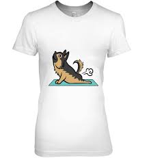German Shepherd Yoga Pose T Shirt T Shirt T Shirts For Women Mens Tops