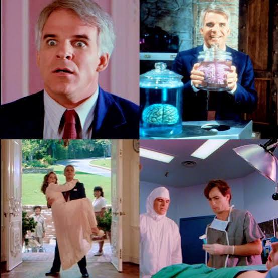 The Man with Two Brains came out in 1983, and Steve Martin somehow made  brain surgery, a gold-digging wife, and falling in love with a brain in a  jar feel completely logical.