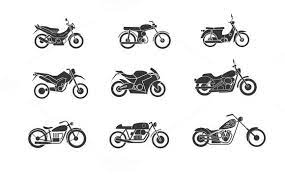 Motorbikes Icons Set Creativework247 Motorbike Logo Web Design Icon Bike Logo