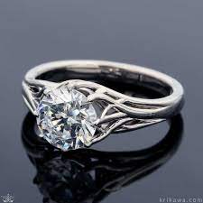 Simple Tree Branch Engagement Ring Customize This Nature Inspired Design In Your Favorite Branch Engagement Ring Nature Engagement Ring Nature Inspired Rings