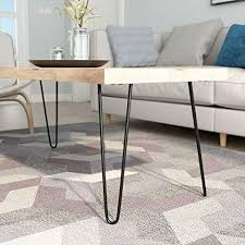 Well, you can try this diy coffee table idea. 16 Inch Hairpin Legs Metal Furniture Legs For Diy Coffee Table Legs End Table Legs Side Table Legs 2 Rod 3 8 Diameter 4 Pcs Pricepulse