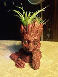 Wie ein fertiges modell entsteht, stellen wir hier vor. 3d Printed Baby Groot Planter 3d Drucker Vorlagen 3d Drucker 3d Drucker Projekte