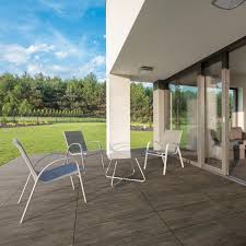 Terrasse Mit Holzfliesen L Driftwood 50x100cm Holzfliesen Gartenstuhle Terrassen Platten