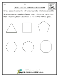 These calculate the area of polygons worksheet pdfs feature the formulas used, examples. Tessellations In Geometry 1 Regular Polygon Persuasive Writing Prompts Worksheets