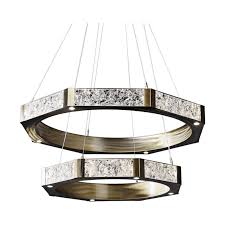 Two Tier Glacier Ring Chandelier 48 D Hammerton Studio In 2020 Ring Chandelier Hammerton Studio Chandelier