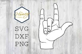 ✅ download free mono or multi color vectors for commercial use. I Love You Asl Sign Language Graphic By The Honey Company Creative Fabrica