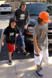 Tommy Lee and Pamela Anderson take sons to the movies