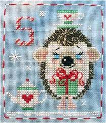 Bbp Advent Animal By Brooke Nolan Embroidery Pattern Cross Stitch Animals Xmas Cross Stitch Cross Stitch Patterns