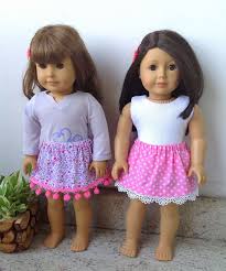 Also, she uses thread to crochet the clothes. Fun And Easy Doll Skirt Sewing Pattern Sew Crafty Me