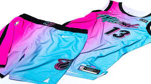The miami heat's new jersey/court combo is something else pic.twitter.com/c2vczcxfug. Miami Heat Offer Dramatic Color Scheme On New Vice Uniforms South Florida Sun Sentinel