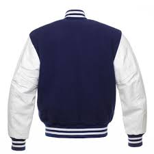 Navy Blue Letterman Varsity Jacket Navy Blue Bomber Varsity Etsy Uk Leather Sleeve Jacket Varsity Jacket American Apparel Style