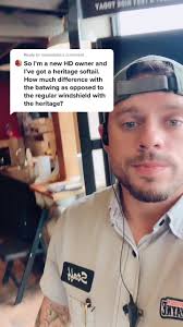 Reply to @noeladelle windshield vs. fairing #heritagesoftail #streetglide  #roadglide #bikertok #foryou #fypシ #nickhdl