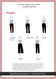 While there are many different body shapes out there, most women align with one of five: Body Shape Ultimate Guide Part 3 Inverted Triangle Shape Magnifique Brunette