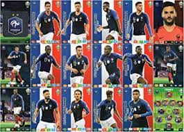 Uefa euro 2020™ adrenalyn xl trading cards. Panini Adrenalyn Xl Uefa Euro 2020 Full Eighteen 18 Map France Team Set Euros Amazon De Spielzeug
