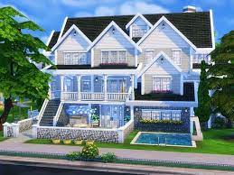 The previous footprint housing an old. American Dream Is A Huge Suburban Family Home Built On 30x30 Lot In Newcrest Found In Tsr Category Sims 4 Residential Sims House Sims 4 Family Sims Building