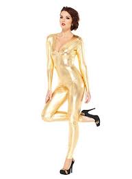 All of our catsuits and unitards are designed for dancers' comfort in mind, providing a snug yet flexible fit with stretchy material like tactel and lycra so your movement isn't restricted. Unitard Gold Maskworld Com