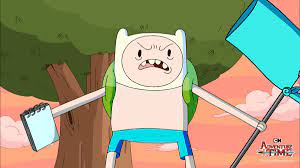 Burning low trophy in adventure time: Terah Bytes Francisco On Twitter Finn From Adventure Time With His Flag Of Defense Using His Blue T Shirt From The Episode Burning Low Tm C Cn S18 Smcinema Sm Finnsm Imax