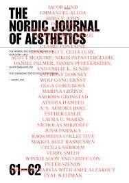 Tion to those coming to aesthetics and the philosophy of art for the first time. The Nordic Journal Of Aesthetics