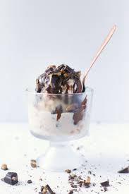 Rather than using mashed banana, roast the fruit to caramelize the natural sugars and intensify flavour. Pb J Chocolate Truffle Sundae Sweet Recipes Ice Cream Recipes Dessert Recipes