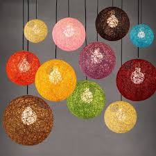 6cm rattan ball 5m 20 led string fairy lights holiday garland led christmas lights indoor home outdoor wedding decor lamp eu us commercial led string. Colorful Ma Rattan Wicker Round Ball Pendant Light For Christmas Xmas Wedding Decoration Party Bar Aisle Lamps Wicker Pendant Light Lamp Pendant Lamp Shade