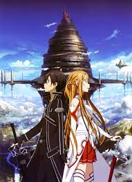 Sword Art Online Kirito Asuna Official Art Sword Art Online Arte De Anime Fondo De Anime