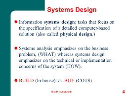 Systems Analysis Design Ppt Video Online Download