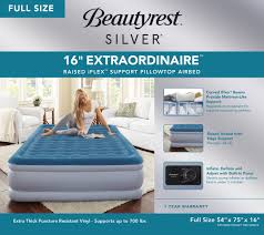 Beautyrest Silver Extraordinaire Air Mattress With Pump Twin Size Walmart Com Air Mattress Beautyrest Diy Holiday Decor