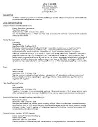 Target your help desk job description and. Resume Warehouse Management 2014