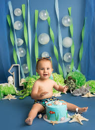 Baby Shark 1st Birthday Smash Cake Under The Sea Themed Cake Smash Boy Sunglasses Nemo Baby Shark Baby Boy 1st Birthday Party Shark Theme Birthday 1st Birthday Party For Girls