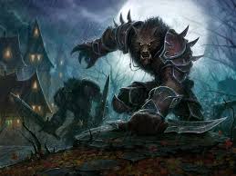 werewolf anime ilration werewolves