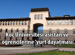 Koç üniversitesi, rumeli feneri kampusü yurt binalarında 1.540 kişilik, batı kampüs yurt binalarında 1249 kişilik olmak üzere toplam 2.789 kişilik yatak kapasitesine sahiptir. Koc Universitesi Asistan Ve Ogrencilerine Yurt Dayatmasi Mektepli Gazete